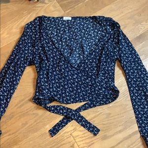 Wrap tie crop top PAC SUN